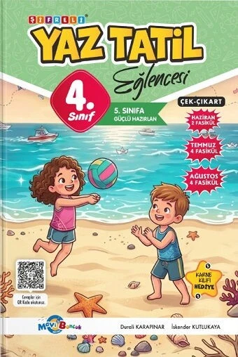 Mavi Boncuk 4. Sınıf Yaz Tatil Kitabı Şifreli Maarif Model ürün görseli 1