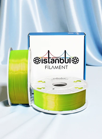 İSTANBUL FİLAMENT 3D Baskı PLA Filament NEON Sarı 1 Kg  1,75mm  0,05 Mm ürün görseli 1