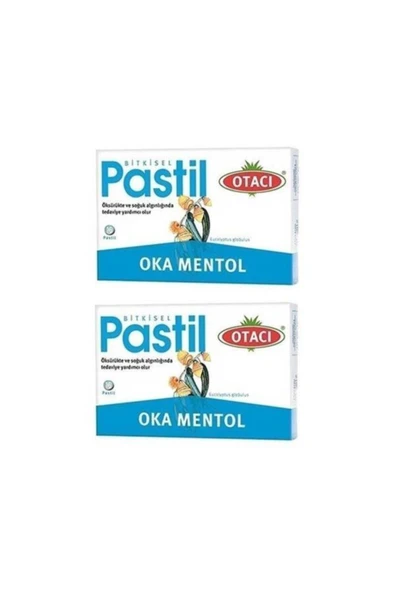 Otacı Oka Mentol Hatmi Bitkisel Pastil 16 Adet 2 Kutu ürün görseli 1