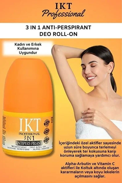 IKT Professionnel Unisex Roll-On Deodorant 50 ML - Resim 2