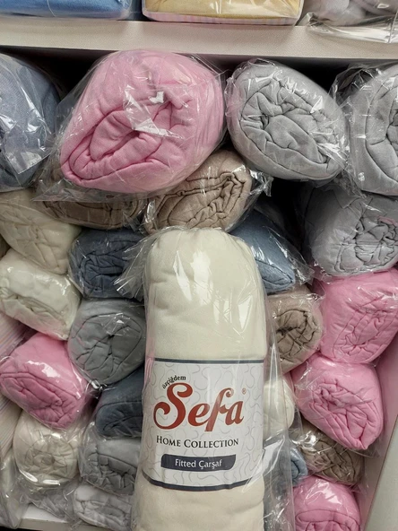 Sefa Lastikli Tek Kişilik Penye Çarşaf (100x200)-Asorti ürün görseli 1