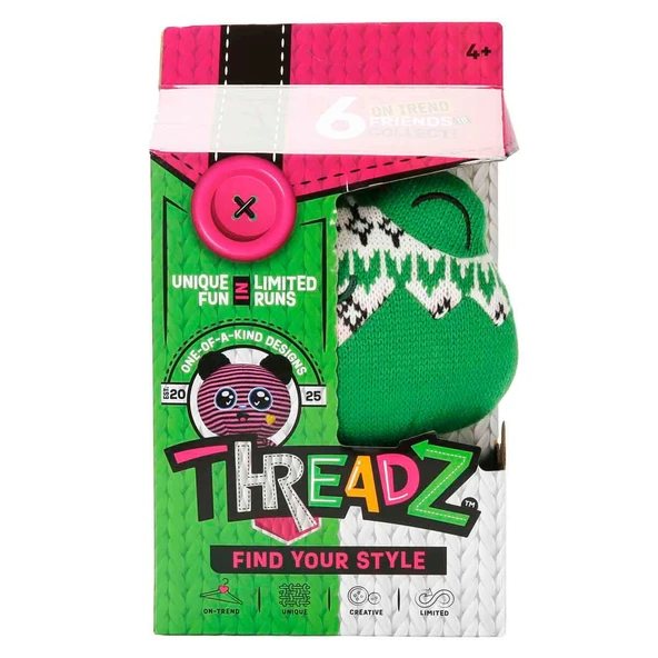 Threadz Peluş Yeşil Renkli S01080081 - Resim 2