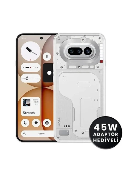 Nothing Phone 4A 12GB Ram 256GB Beyaz (Nothing Türkiye Garantili) ürün görseli 1