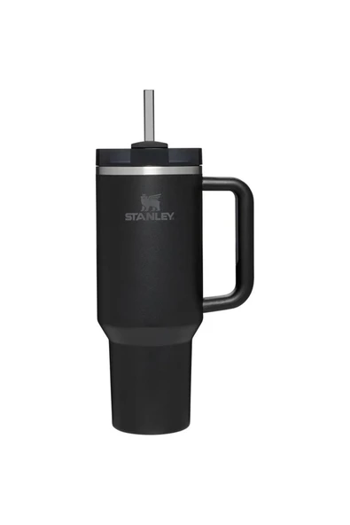 Stanley Quencher Pipetli Termos Bardak 1.18 Lt SİYAH Siyah ürün görseli 1