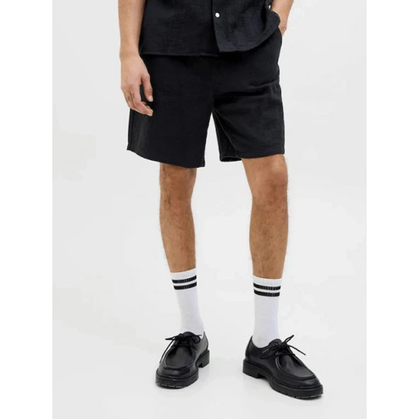 Jack&Jones 12274758 Erkek Sort - Siyah - Resim 2
