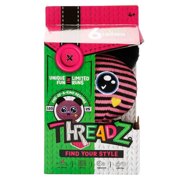 Threadz Peluş Pembe Renkli S01080081 - Resim 2