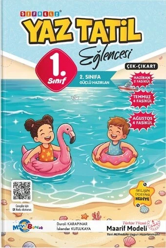 Mavi Boncuk 1. Sınıf Yaz Tatil Kitabı Şifreli Maarif Model ürün görseli 1