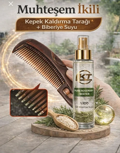 Kepek Tarağı &kepek Giderici Saf Biberiye Hidrosolü ürün görseli 1
