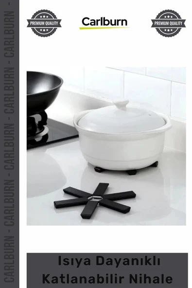 #Nihale Isıya Dayanıklı Mutfak Tezgah Koruyucu Pratik Şık Modern Plastik Katlanabilir Nihale ürün görseli 1