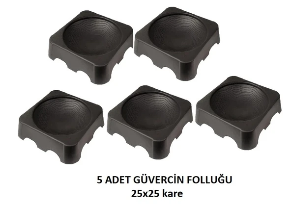güvercin folluğu kare 25x25 ( 5 adet ) ürün görseli 1