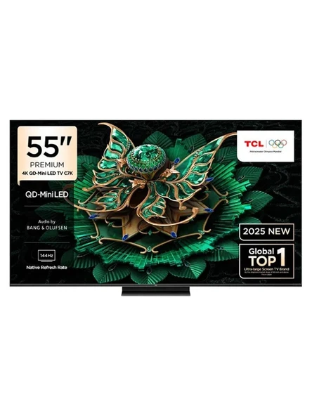 TCL 55C7K 55" 4K UHD QD-Mini LED Google TV ürün görseli 1