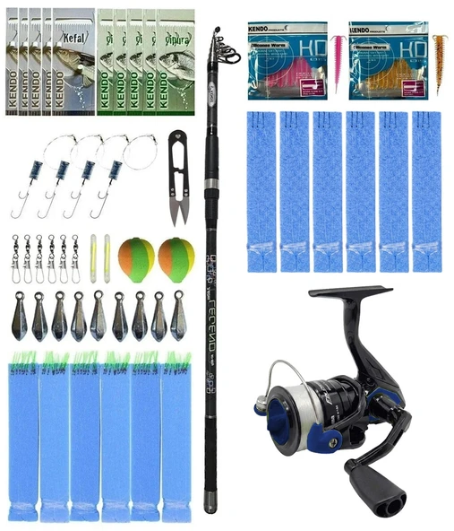 Yek Outdoor Surf Olta Seti Kendo Legend 3.90m 80-180gr Olta Kamışı&Okuma FNX-60BL Olta Makinesi ürün görseli 1
