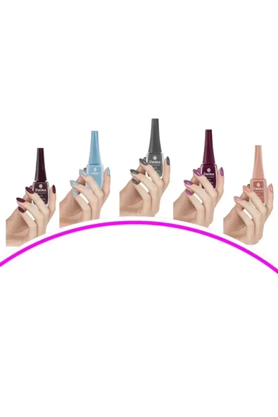 5 Adet Keratinli Besleyici Oje 14 ml SET11 ürün görseli 1