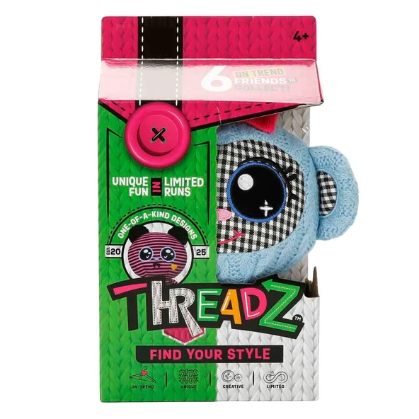Threadz Peluş Açık Mavi Renkli S01080081 - Resim 2
