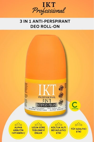 IKT Professionnel Unisex Roll-On Deodorant 50 ML ürün görseli 1