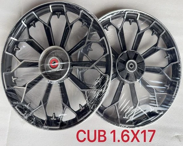 ARKA JANT 17" TESLA SİYAH ürün görseli 1