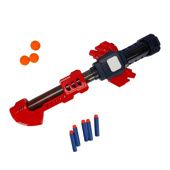 Zapp Toys 6 Toplu 6 Mermili Sünger Dart Atan Silah 42 cm ürün görseli 1