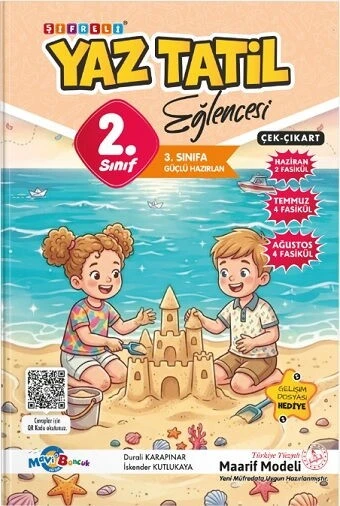 Mavi Boncuk 2. Sınıf Yaz Tatil Kitabı Şifreli Maarif Model ürün görseli 1