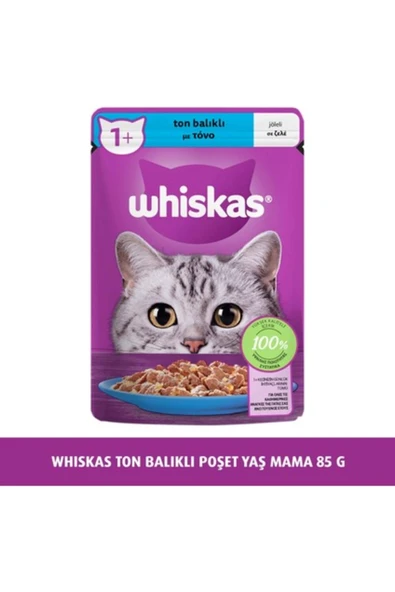 Whiskas Ton Balıklı Kedi Maması 85 gr 24x ürün görseli 1