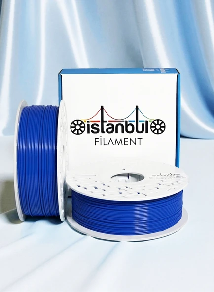 İSTANBUL FİLAMENT 3D Baskı ABS Filament Mavi 1 kg 1,75MM 0,05 mm Bambu Lab Uyumlu ürün görseli 1