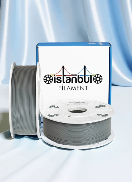 İSTANBUL FİLAMENT 3D Baskı ASA Filament Gri 1 Kg 1,75mm 0,05 Mm ürün görseli 1