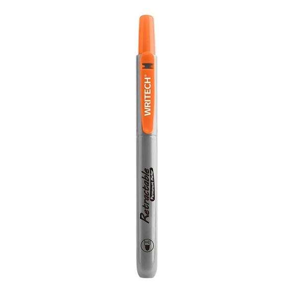 WRITECH BASMALI PERMANENT KALEM TURUNCU W-805P ürün görseli 1