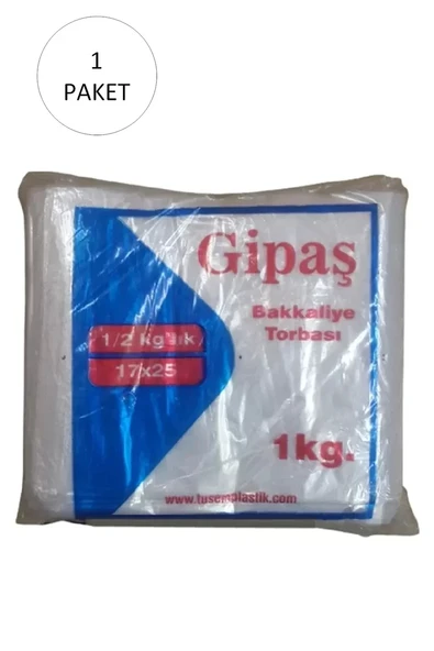 Bakkaliye Naylon Torba 1'kg lık 20x30 cm 1 Paket (Takriben 360 Adet) mudanis ürün görseli 1