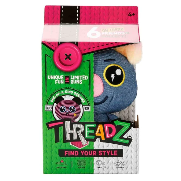 Threadz Peluş Koyu Mavi Renkli S01080081 - Resim 2