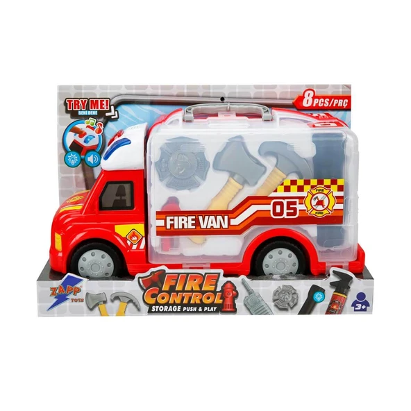Zapp Toys Sesli ve Işıklı Çantalı İtfaiye Seti ürün görseli 1