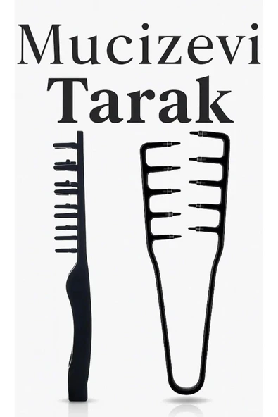 Tarak Seti Mucizevi+kepek Kaldırma+wax Tarağı Seti - Resim 3