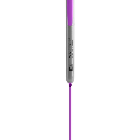 WRITECH BASMALI PERMANENT KALEM MOR W-805P - Resim 2
