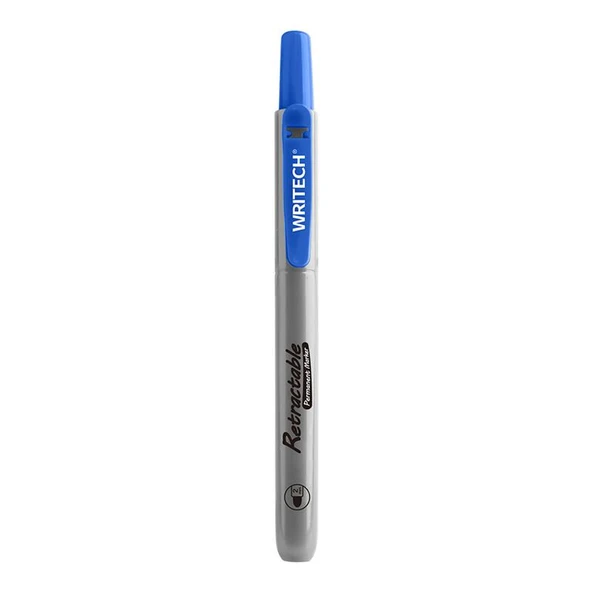 WRITECH BASMALI PERMANENT KALEM MAVI W-805P ürün görseli 1
