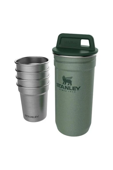 Stanley Adventure Nesting Shot Bardak Seti Yeşil Yeşil - Resim 2