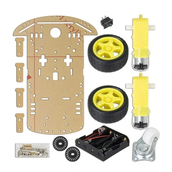 2WD Robot Araba Kiti - Resim 7