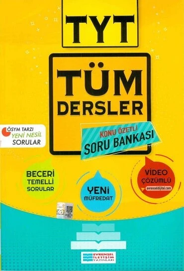Evrensel TYT Tüm Dersler Konu Özetli Çözümlü Soru Bankası ürün görseli 1