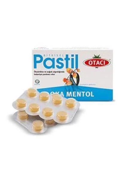 Otacı Oka Mentol Hatmi Bitkisel Pastil 16 Adet 4 Kutu ürün görseli 1