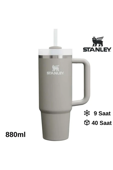 Stanley Quencher H2.O FlowState™ Tumbler Pipetli Termos 0.8L Pipetli Matara GRİ GRİ ürün görseli 1