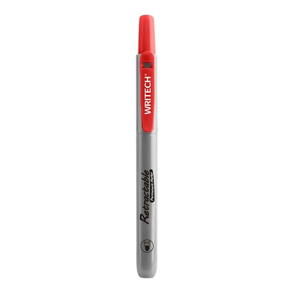 WRITECH BASMALI PERMANENT KALEM KIRMIZI W-805P ürün görseli 1