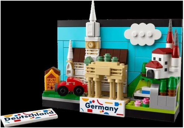 Lego 40954 Creator Germany Postcard - Resim 5