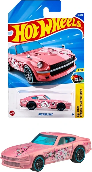 Hot Wheels - Datsun 240Z (1/64) Pink - Long Card - 2025 Case ürün görseli 1