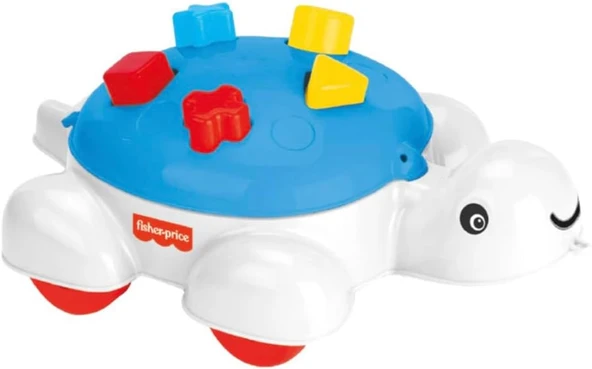 Fisher Price Oyuncak Tekerlekli Kaplumbağa Bultak, Eğitici, Renkli Şekiller ürün görseli 1