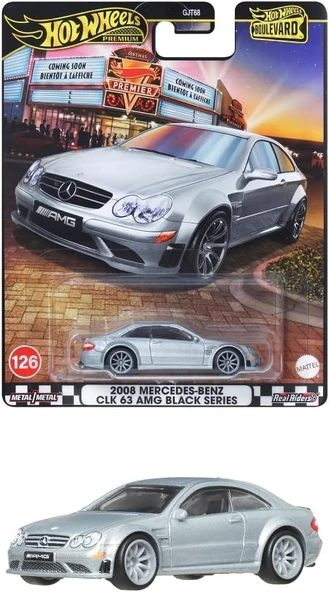 Hot Wheels Boulevard Premium Araçlar 2008 Mercedes-Benz Clk 63 Amg Black Series Gjt68 - Jbl07 ürün görseli 1