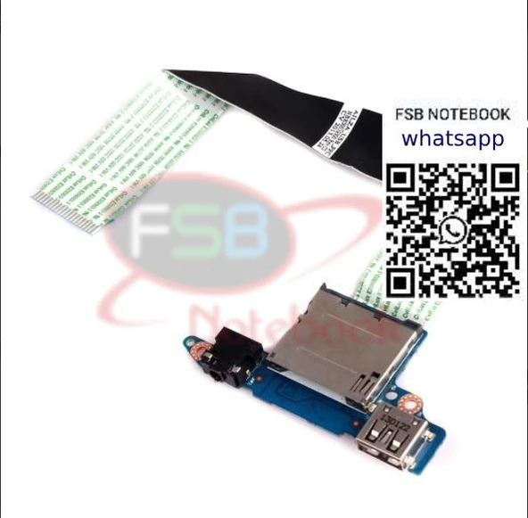 Lenovo ideapad Z510 20287 Notebook Audio Jack SD Kart USB Port Board ürün görseli 1