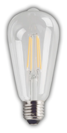 KENDAL KES505 Led Rustik Ampul 6W 2700K Gün Işığı E27 Duy ürün görseli 1