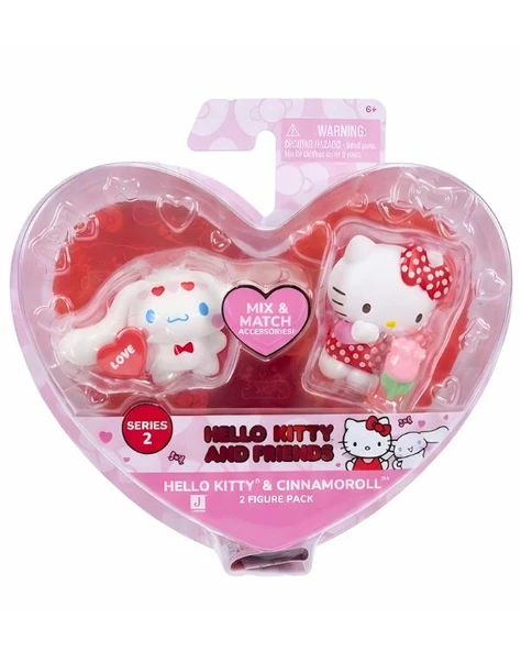 Hello Kitty Ve Arkadaşları Hello Kitty İle Cinnamoroll 2 li Figür Paketi ürün görseli 1