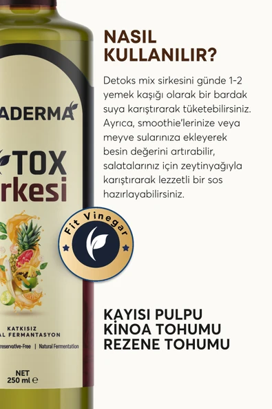 VİTADERMA DETOX SİRKESİ 2'Lİ - Resim 2