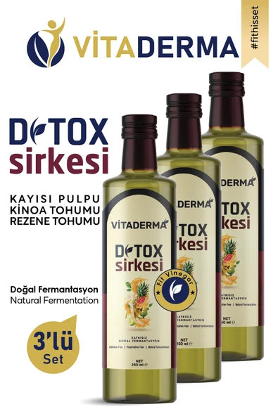 VİTADERMA DETOX SİRKESİ 3'LÜ ürün görseli 1