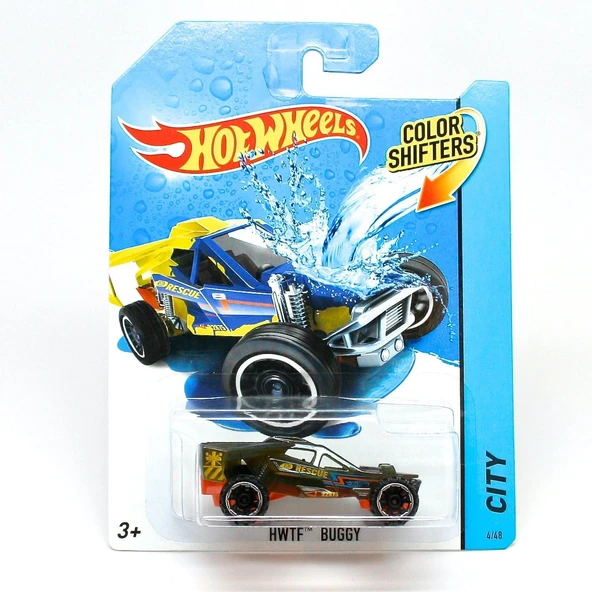 Hwtf Buggy * Color Shifters * 2014 Hot Wheels City Series 1:64 Merdiven Aracı #4/48 By Hot Wheels ürün görseli 1