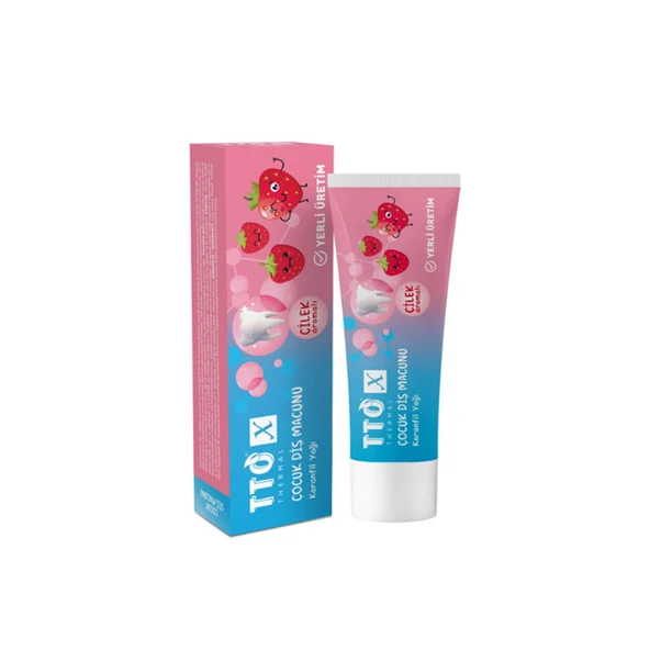 TTO X Çocuk Çilekli Diş Macunu 75 ml ürün görseli 1
