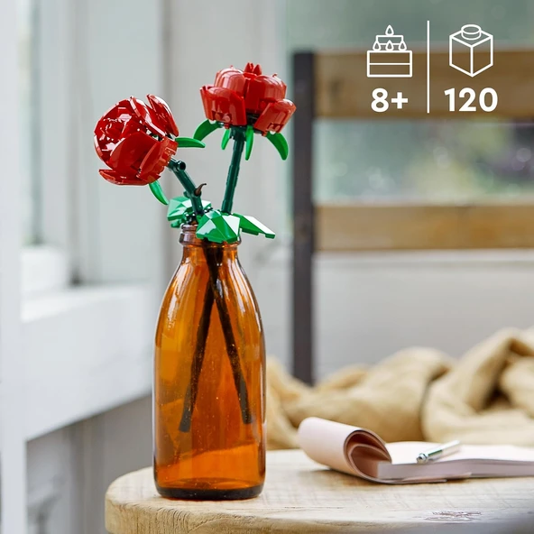 Lego Botanicals Gül 40460 Yapım Seti (120 Parça) - Resim 4